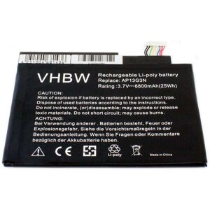 Vhbw Battery For Acer Iconia Tab W3-810 Zeiv4 W3 6800mah Vhbw Battery For Acer Iconia Tab W3-810 Zeiv4 W3 6800mah