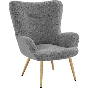 Ukuniversal365 Boucle Fabric Tub Chair, Modern Accent Chair With Metal Legs For Living Room Ukuniversal365 Boucle Fabric Tub Chair, Modern Accent Chair With Metal Legs For Living Room