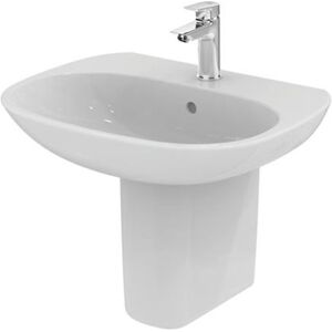 Ideal Standard Basin And Semi Pedestal 600mm Wide 1 Tap Hole Ideal Standard Basin And Semi Pedestal 600mm Wide 1 Tap Hole