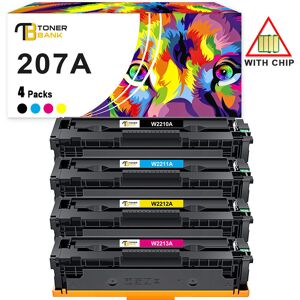 Toner Bank 4x Toner Fits For Hp 207a Laserjet Pro M255dw M283fdw Fdn M282nw Latest Chip Vat Toner Bank 4x Toner Fits For Hp 207a Laserjet Pro M255dw M283fdw Fdn M282nw Latest Chip Vat