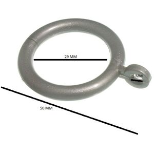 One Stop Diy Grey Plastic Curtain Pole Rod Ring 28mm Id Od 39mm Pack Of 24 One Stop Diy Grey Plastic Curtain Pole Rod Ring 28mm Id Od 39mm Pack Of 24
