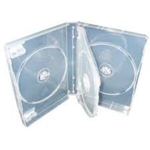 Dragontrading® 4 Way Cd/dvd Multicase 27 Mm Spine Pack Of 100 Transparent Cases For 4 Discs Dragontrading® 4 Way Cd/dvd Multicase 27 Mm Spine Pack Of 100 Transparent Cases For 4 Discs