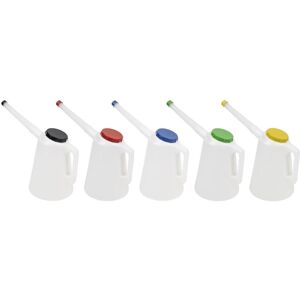 Sealey Jdl3set Oil Containers - 3L Set of 5 Flexible Spouts Sealey Jdl3set Oil Containers - 3L Set of 5 Flexible Spouts