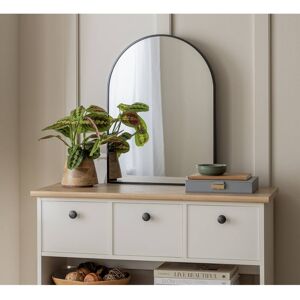 Habitat Black Arch Wall Mirror - 60 X 45cm Habitat Black Arch Wall Mirror - 60 X 45cm