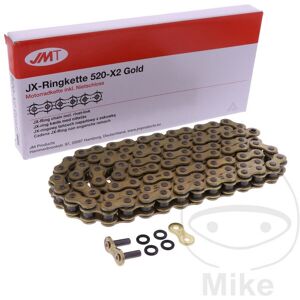Jmt X-Ring Chain 520 X2 Gold 110 520/110 Steel For Kawasaki Klx 250 R 1994-1996 Jmt X-Ring Chain 520 X2 Gold 110 520/110 Steel For Kawasaki Klx 250 R 1994-1996