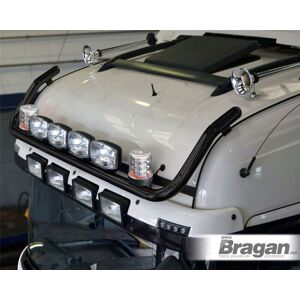 Bragan™ Roof Bar B + Leds + Led Spots + Beacon For Daf Xf 106 2013+ Superspace - Black Bragan™ Roof Bar B + Leds + Led Spots + Beacon For Daf Xf 106 2013+ Superspace - Black