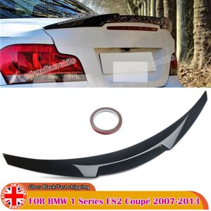 For Bmw 1 Series E82 Rear Boot Spoiler Trunk Performance Lip Gloss Blk 2007-2013 For Bmw 1 Series E82 Rear Boot Spoiler Trunk Performance Lip Gloss Blk 2007-2013