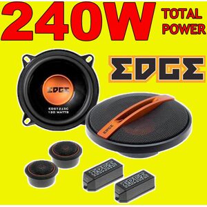Edge 240w Total 2way 5.25 Inch 13cm Car Door 2way Component Speakers + Tweeters Edge 240w Total 2way 5.25 Inch 13cm Car Door 2way Component Speakers + Tweeters