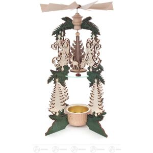 Gro�handel Dregeno Pyramid Heat Play With Angels And Santa Claus For Tealight 13 Cm X 22 Cm X 13 Cm Gro�handel Dregeno Pyramid Heat Play With Angels And Santa Claus For Tealight 13 Cm X 22 Cm X 13 Cm