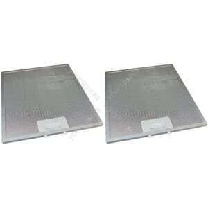 Ufixt 2 x Universal Cooker Hood Metal Grease Filter - 280mm x 320mm Ufixt 2 x Universal Cooker Hood Metal Grease Filter - 280mm x 320mm