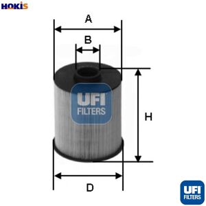 Ufi Fuel Filter 26.077.00 For Honda Cr-V/iii/mk/suv/iv Civic/ix Accord/viii/euro Ufi Fuel Filter 26.077.00 For Honda Cr-V/iii/mk/suv/iv Civic/ix Accord/viii/euro