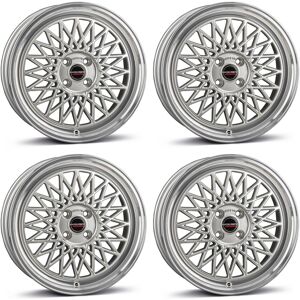 4 Borbet Wheels B 7.0x17 Et25 4x100 Sil For Kia Rio 4 Borbet Wheels B 7.0x17 Et25 4x100 Sil For Kia Rio