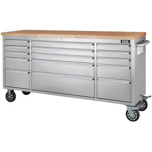 Excel Stainless Steel 15 Drawer Roller Tool Cabinet Workbench Tool Chest Box Excel Stainless Steel 15 Drawer Roller Tool Cabinet Workbench Tool Chest Box