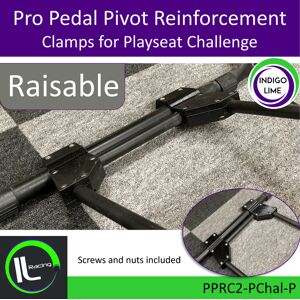 Indigo Lime Pro Pedal Pivot Reinforcement Clamps For Playseat Challenge Indigo Lime Pro Pedal Pivot Reinforcement Clamps For Playseat Challenge