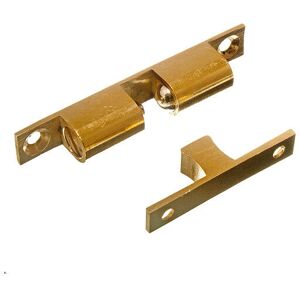 Onestopdiy Brass Double Ball Catch Latch - Cabinet Door Lock Onestopdiy Brass Double Ball Catch Latch - Cabinet Door Lock