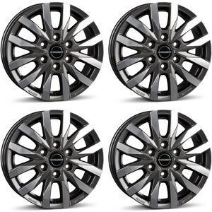 4 Borbet Wheels Cw6 6.5x17 Et50 6x120 Antp For Ford Tourneo Transit 4 Borbet Wheels Cw6 6.5x17 Et50 6x120 Antp For Ford Tourneo Transit