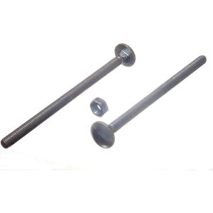 Onestopdiy M6 Coach Bolts and Nuts - Zinc Plated Onestopdiy M6 Coach Bolts and Nuts - Zinc Plated