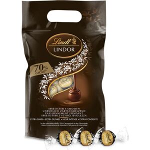 Lindt 70% Dark Chocolate Truffles - 1kg Bag (Approx 80pcs) Smooth Filling Lindt 70% Dark Chocolate Truffles - 1kg Bag (Approx 80pcs) Smooth Filling