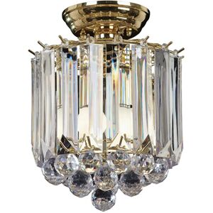 Ceiling Light Brass Fargo 2 230mm Polished Endon Fargo-Bp Ceiling Light Brass Fargo 2 230mm Polished Endon Fargo-Bp