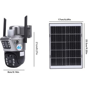 Security Camera With Solar Panel Hd Double Lens Motion Detection 4g Ip66 Wat New Security Camera With Solar Panel Hd Double Lens Motion Detection 4g Ip66 Wat New