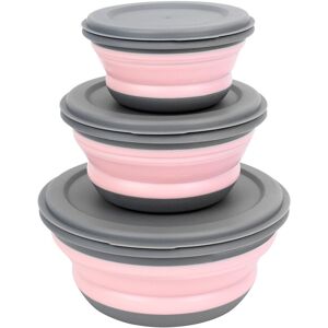 Sodial 3x(3pcs/set Bowl Sets Silicone Folding Lunch Box Folding Portable Silicone8487 Sodial 3x(3pcs/set Bowl Sets Silicone Folding Lunch Box Folding Portable Silicone8487