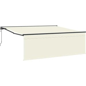Retractable Awning Manual Cream 400 X 300 Cm Fabric Vidaxl Retractable Awning Manual Cream 400 X 300 Cm Fabric Vidaxl