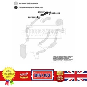 Borg & Beck Brand New Charge Air Hose For Seat Arosa 00-04 Vw Polo 99-01 6x0145838b Borg & Beck Brand New Charge Air Hose For Seat Arosa 00-04 Vw Polo 99-01 6x0145838b