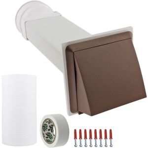 Spares2go Exterior Wall Venting Kit 125mm 5" & 3m Extension Hose For Cooker Hood Extractor Spares2go Exterior Wall Venting Kit 125mm 5" & 3m Extension Hose For Cooker Hood Extractor