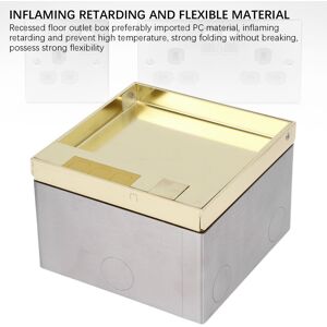 ༝recessed Floor Outlet Box Water Proof Stainless Steel Flat Socket Kit 4kw 16a ༝recessed Floor Outlet Box Water Proof Stainless Steel Flat Socket Kit 4kw 16a