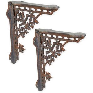 Aubaho A Pair Of Cast Iron Wall Brackets Replica Retro Design Decoration Aubaho A Pair Of Cast Iron Wall Brackets Replica Retro Design Decoration