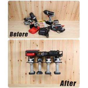 Power Tool Organizer Holder Iron Wall Mounted Heavy Duty Cordless Drill Tool New Power Tool Organizer Holder Iron Wall Mounted Heavy Duty Cordless Drill Tool New