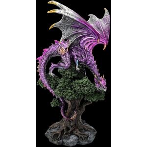 Dragon Figure Lurking On World Tree - Yggdrasil - Fantasy Decor Statue 31 Cm Dragon Figure Lurking On World Tree - Yggdrasil - Fantasy Decor Statue 31 Cm