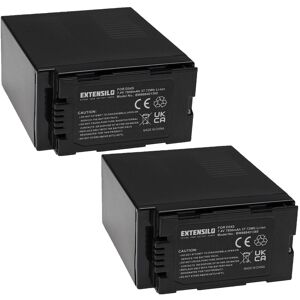 Extensilo 2x Battery For Panasonic Ag-Hpx250ej Ag-Hpx250 Ag-Hpx171e Ag-Hpx171 7800mah Extensilo 2x Battery For Panasonic Ag-Hpx250ej Ag-Hpx250 Ag-Hpx171e Ag-Hpx171 7800mah