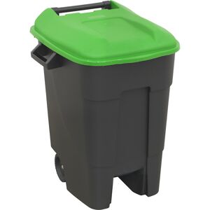 Thatcable 100 Litre Capacity Wheelie Bin - Solid Rear Axle - Two 200mm Wheels - Green Thatcable 100 Litre Capacity Wheelie Bin - Solid Rear Axle - Two 200mm Wheels - Green