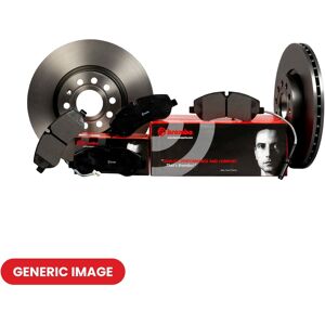 Front Brake Discs Perforated Vented Coated + Brake Pads Fits Skoda Superb Brembo Front Brake Discs Perforated Vented Coated + Brake Pads Fits Skoda Superb Brembo