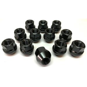 M12x1.5 Open Ended Car Wheel Nuts Alloy Wheel Open Ended Black Nuts Bolts. M12 X 1.5, 19mm Hex, Tapered Seat X 12 M12x1.5 Open Ended Car Wheel Nuts Alloy Wheel Open Ended Black Nuts Bolts. M12 X 1.5, 19mm Hex, Tapered Seat X 12