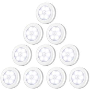 Does Not Apply Motion Sensor Light, 10 Pack Stick-On Under Cabinet Lights With Removable Magnet Does Not Apply Motion Sensor Light, 10 Pack Stick-On Under Cabinet Lights With Removable Magnet