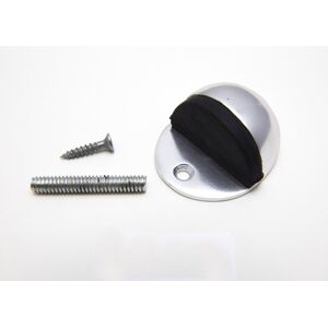 Onestopdiy Oval Door Stop Bright Aluminium 50mm - Door Stopper Pack of 20 Onestopdiy Oval Door Stop Bright Aluminium 50mm - Door Stopper Pack of 20