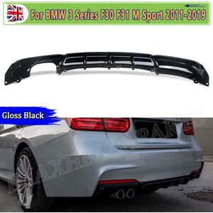 Glossy Black Rear Bumper Diffuser For Bmw 3 Series F30 F31 M Sport M Performance Glossy Black Rear Bumper Diffuser For Bmw 3 Series F30 F31 M Sport M Performance