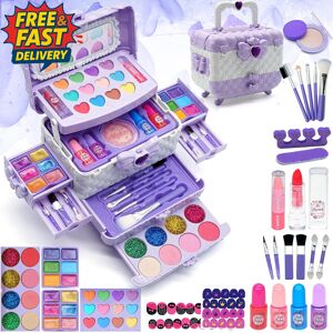 Kids Makeup Sets Girls Toys - Unicorn Gifts For Girls Washable Make Up Starter K Kids Makeup Sets Girls Toys - Unicorn Gifts For Girls Washable Make Up Starter K