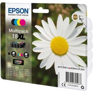 Daisy Tech 18xl Daisy High Yield Genuine Multipack, 4-Colours Ink Cartridges, Claria Home I Daisy Tech 18xl Daisy High Yield Genuine Multipack, 4-Colours Ink Cartridges, Claria Home I
