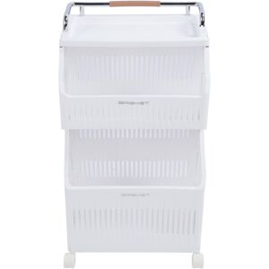 Rolling Storage Cart 4 Universal Wheels Bathroom Organizer Utility Cart Rolling Storage Cart 4 Universal Wheels Bathroom Organizer Utility Cart