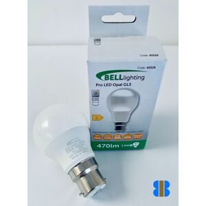 New (Box 10) Bell Lighting Led 3.9w Opal Gls Bc B22 470lm 4000k - 60528 New (Box 10) Bell Lighting Led 3.9w Opal Gls Bc B22 470lm 4000k - 60528