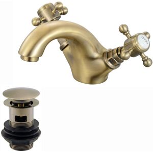 Basin Mixer Tap Waste Slotted Camberley Bathroom Antique Brass Enki Bbt0138 Basin Mixer Tap Waste Slotted Camberley Bathroom Antique Brass Enki Bbt0138