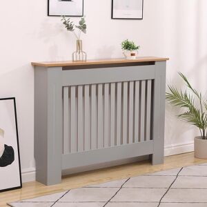 Home Source Medium Radiator Cover Wooden Wall Cabinet Shelf Slatted Grill York Grey Oak Top Home Source Medium Radiator Cover Wooden Wall Cabinet Shelf Slatted Grill York Grey Oak Top