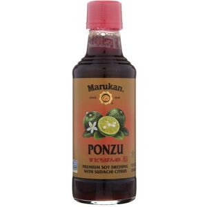 Ponzu Premium Soy Dressing With Sudachi Citrus 12 Oz(Case Of 6) By Marukan Ponzu Premium Soy Dressing With Sudachi Citrus 12 Oz(Case Of 6) By Marukan