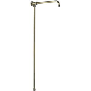 Rigid Riser Rail Shower Pole Downton Traditional Antique Brass Enki G10 Rigid Riser Rail Shower Pole Downton Traditional Antique Brass Enki G10