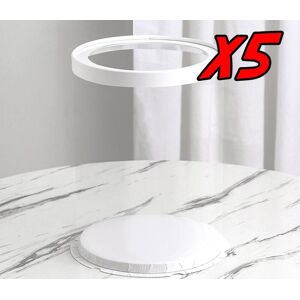 5pcs Round 10\" Transparent Cake Box White Clear Lid (26x32cm) 5pcs Round 10\" Transparent Cake Box White Clear Lid (26x32cm)
