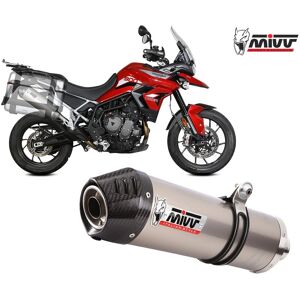 Mivv Slip-On Exhaust Oval Titanium Car Cap Kat Triumph Tiger 900 Gt 2021 > 2023 Mivv Slip-On Exhaust Oval Titanium Car Cap Kat Triumph Tiger 900 Gt 2021 > 2023