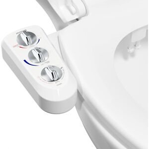 Hibbent Bidet Toilet Seat Attachment With Self Cleaning Dual Nozzle, Hot And Cold Water Hibbent Bidet Toilet Seat Attachment With Self Cleaning Dual Nozzle, Hot And Cold Water